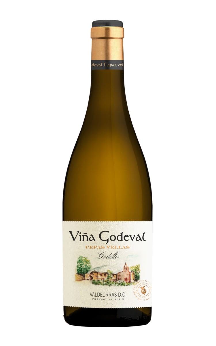 Bodegas Godeval Vina Godeval Cepas Vellas Godello 2022 Front Bottle Shot