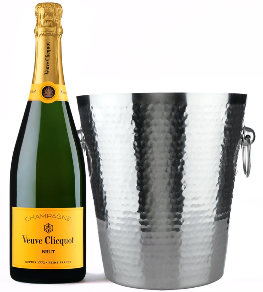 wine.com Veuve Clicquot & Viski Hammered Ice Bucket Gift Product Image