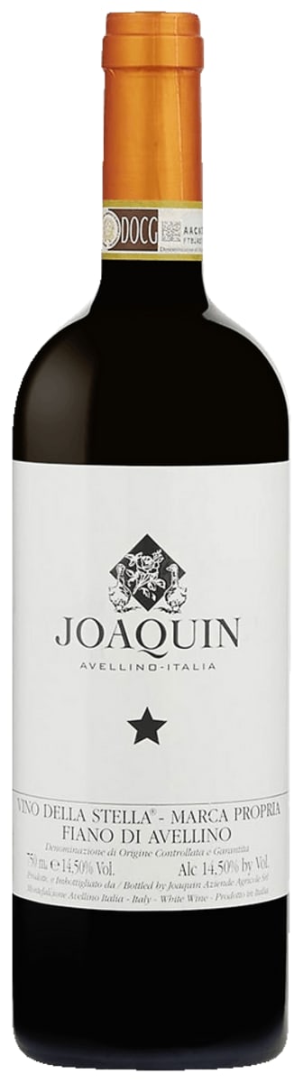 Joaquin Fiano di Avellino Vino della Stella 2019 Front Bottle Shot