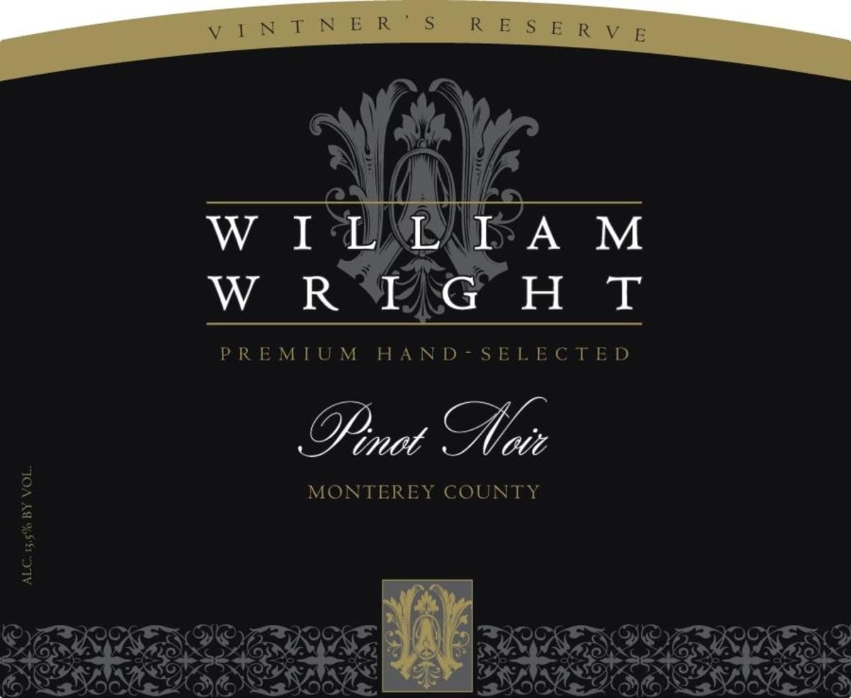 William Wright Vintner's Reserve Pinot Noir 2014 | Wine.com
