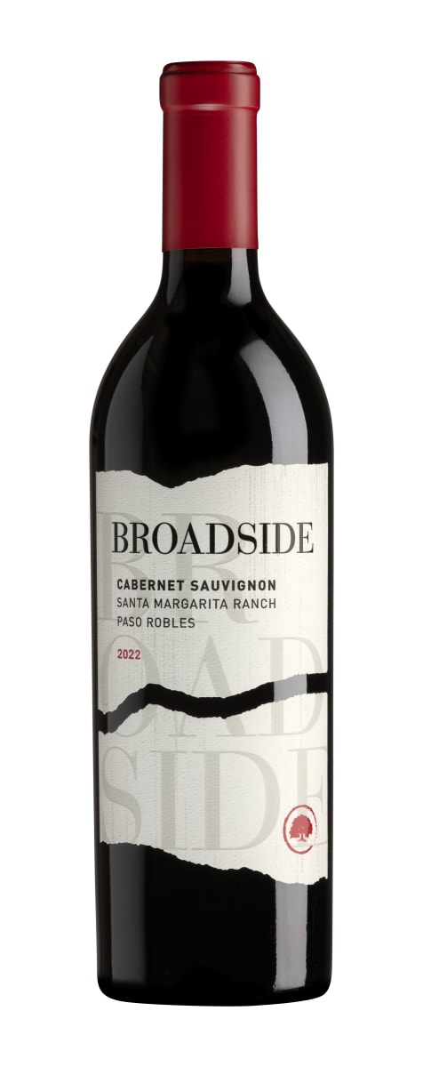 Broadside Margarita Vineyard Cabernet Sauvignon 2022 Front Bottle Shot