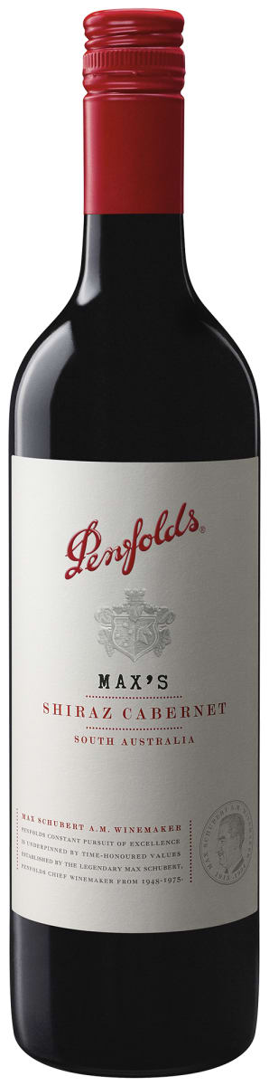 Penfolds Max's Shiraz-Cabernet Sauvignon 2021 Front Bottle Shot