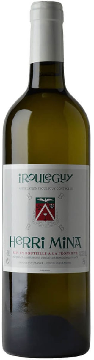 Herri Mina Irouleguy Blanc 2022 Front Bottle Shot