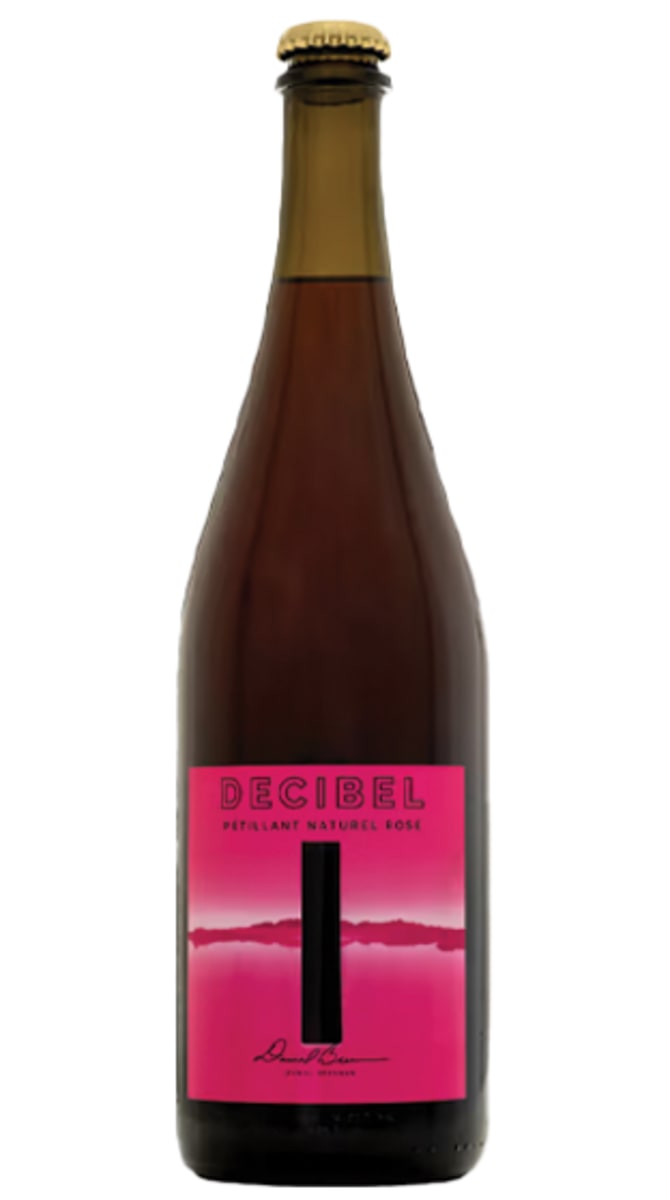 Decibel Wines Organic Petillant Naturel Rose 2023 Front Bottle Shot