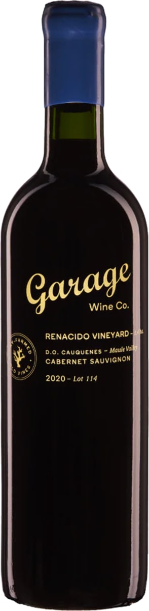 Garage Wine Co. Renacido Vineyard Lot 114 Cabernet Sauvignon 2020 Front Bottle Shot