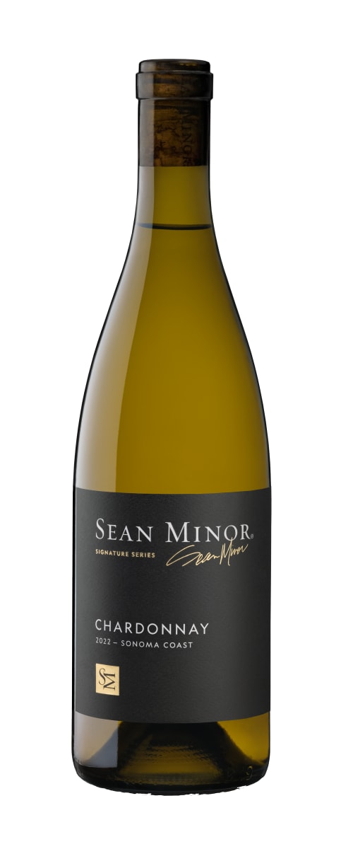 Sean Minor Sonoma Coast Chardonnay 2022 Front Bottle Shot