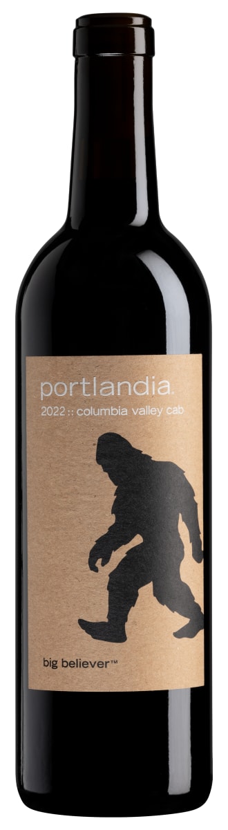 Portlandia Winery Big Believer Cabernet Sauvignon 2022 Front Bottle Shot