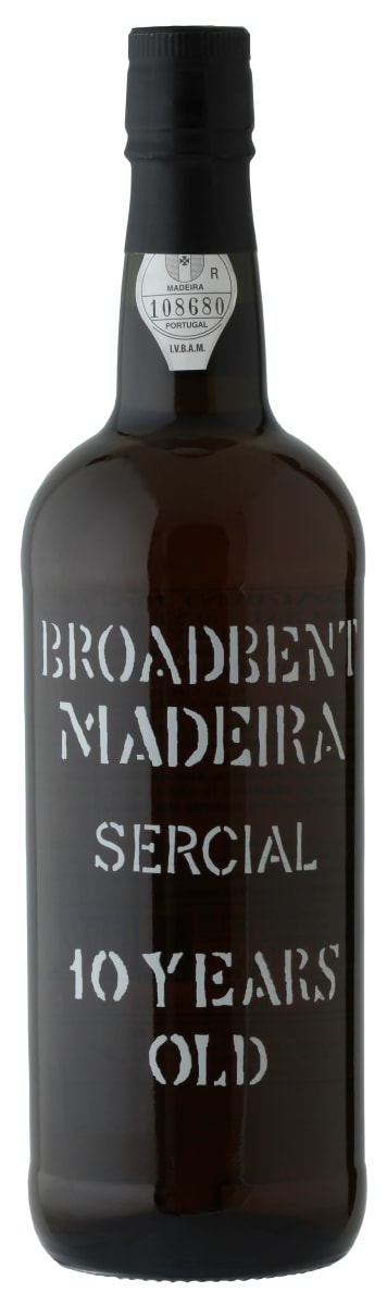 Broadbent 10 Years Old Sercial Madeira Front Bottle Shot