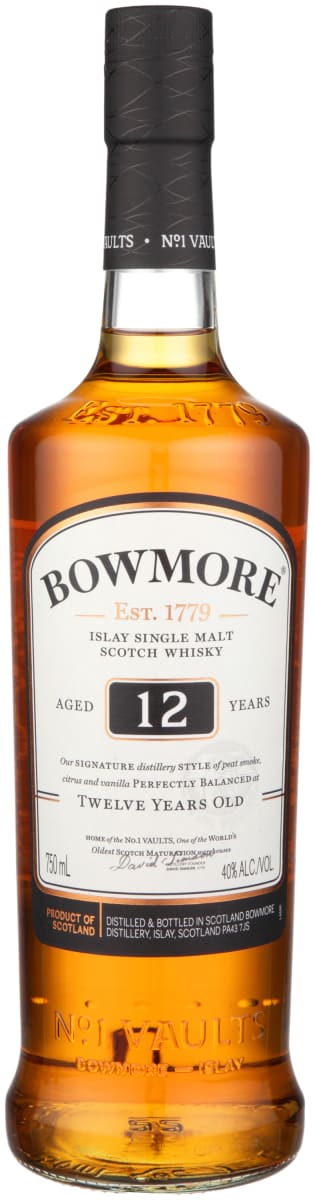 ボウモア 12年　BOWMORE 12 Years Old 700ml 40% Bowmore Single Malt Scotch Aged 12 YR, 750 ml Bottle, ABV