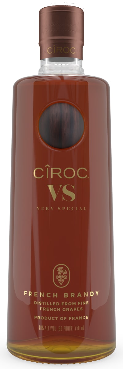 Ciroc VS French Brandy Front Bottle Shot