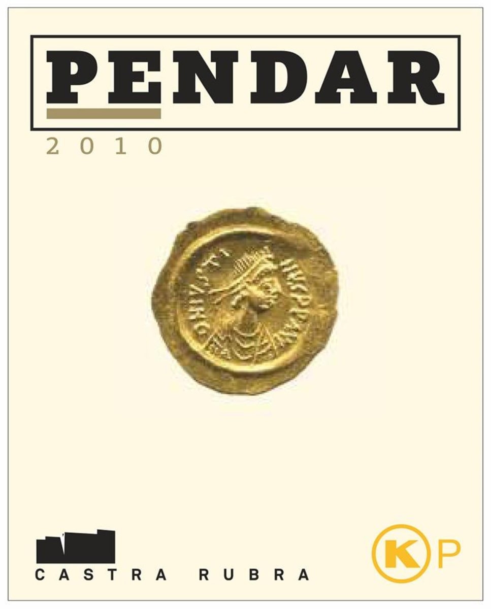 Telish Castra Rubra Pendar 2010 Front Label
