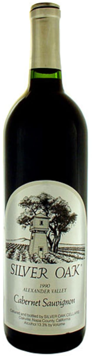 Silver Oak Alexander Valley Cabernet Sauvignon (1.5 Liter Magnum) 1990 Front Bottle Shot
