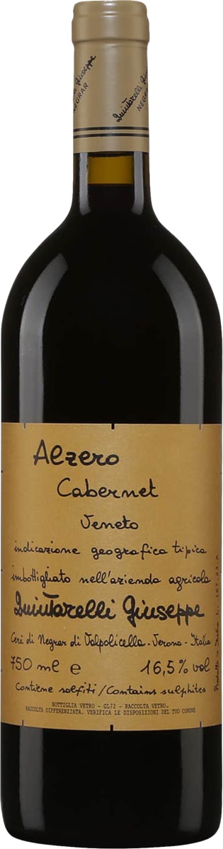 Giuseppe Quintarelli Alzero Cabernet 2016 Front Bottle Shot
