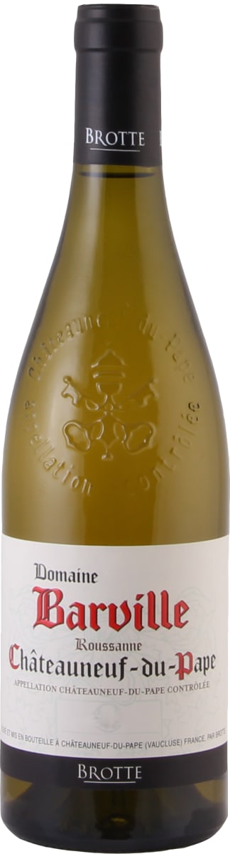Maison Brotte Domaine Barville Roussanne 2017 Front Bottle Shot