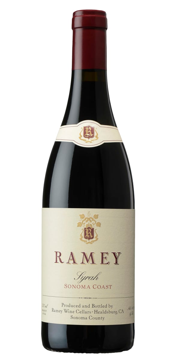 Ramey Sonoma Coast Syrah 2021 Front Bottle Shot
