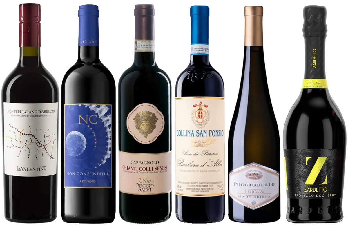 wine.com Viva Italia! Italian Wine Collection Gift Product Image
