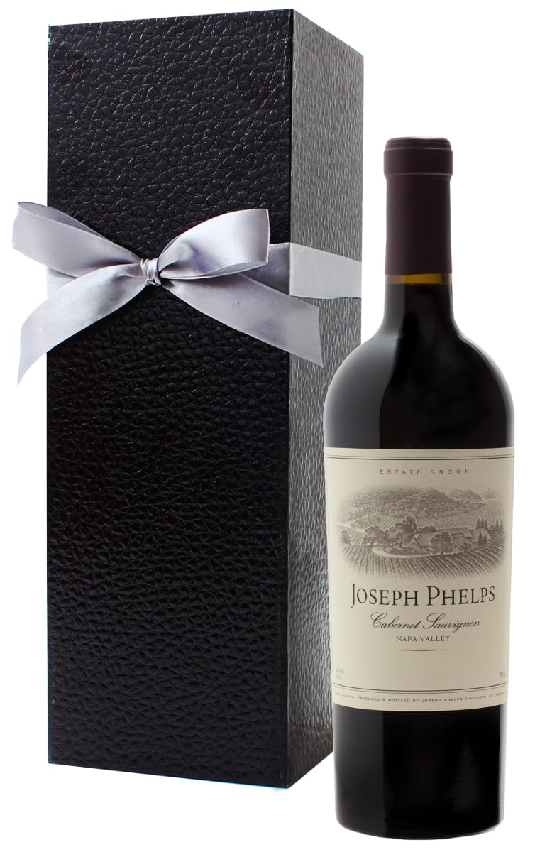 wine.com Joseph Phelps Cabernet Sauvignon with Black Gift Box Gift Product Image