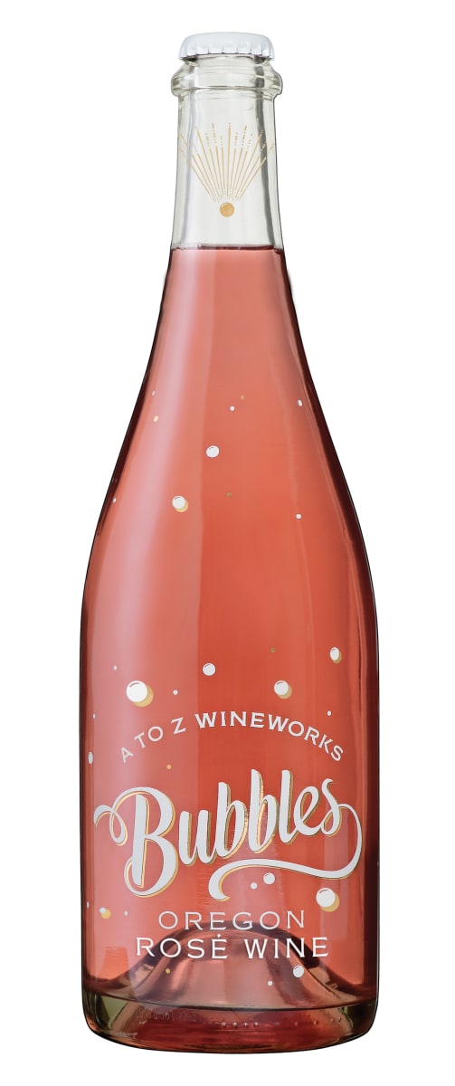 A to Z Rose Bubbles Front Bottle Shot