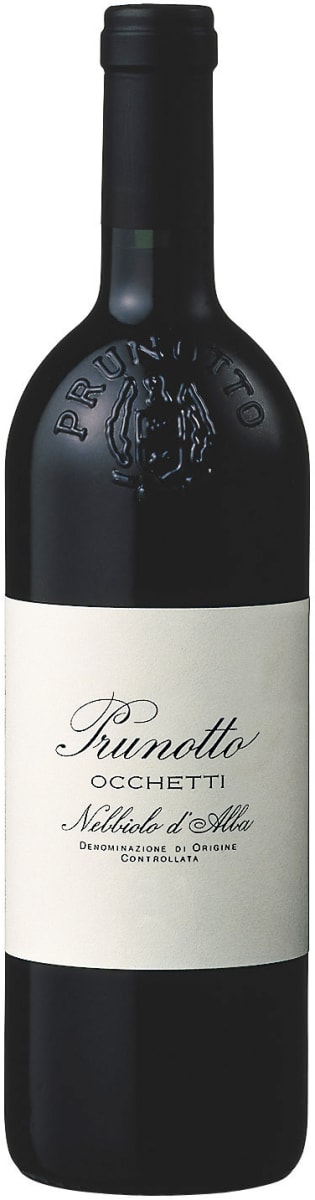 Prunotto Nebbiolo Occhetti 2015 Front Bottle Shot