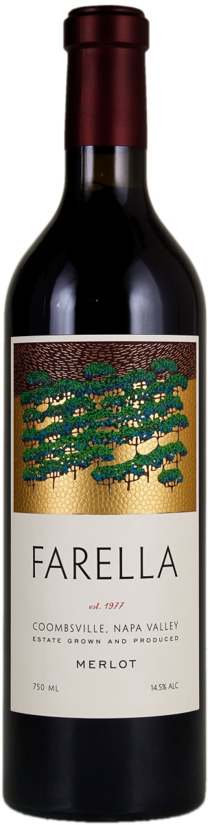 Farella Estate Merlot 2019 Front Bottle Shot