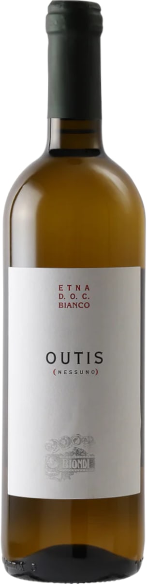 Biondi Etna Outis Nessuno Bianco 2022 Front Bottle Shot