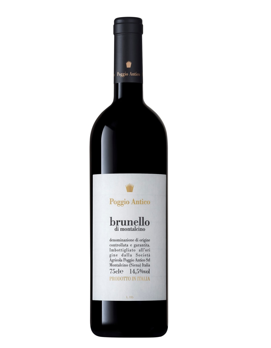 Poggio Antico Brunello di Montalcino 2016 Front Bottle Shot