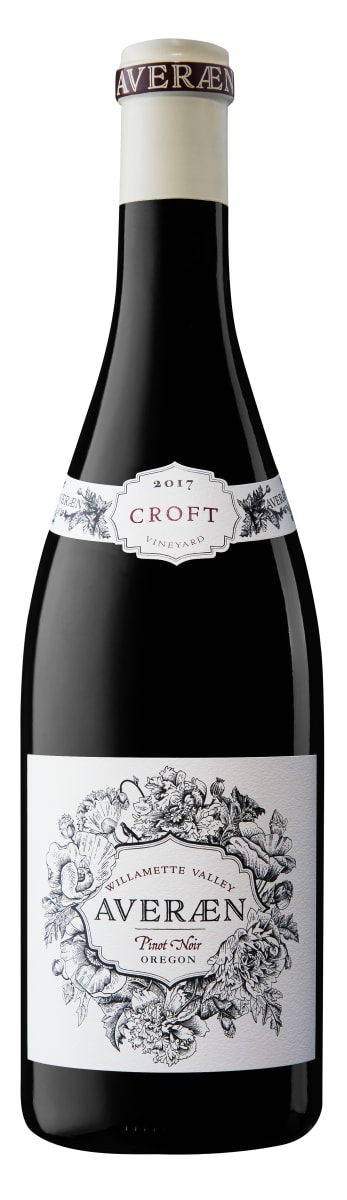 Averaen Croft Vineyard Pinot Noir 2017 Front Bottle Shot