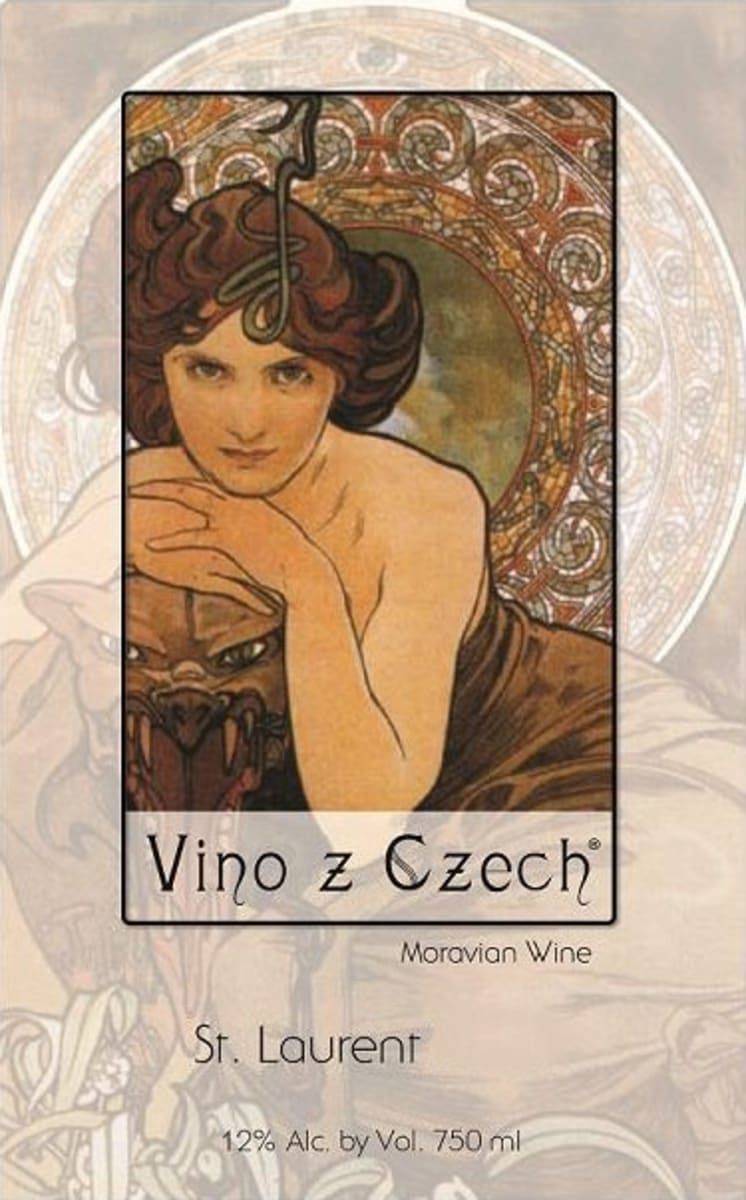 Vino Z Czech St. Laurent 2015 Front Label