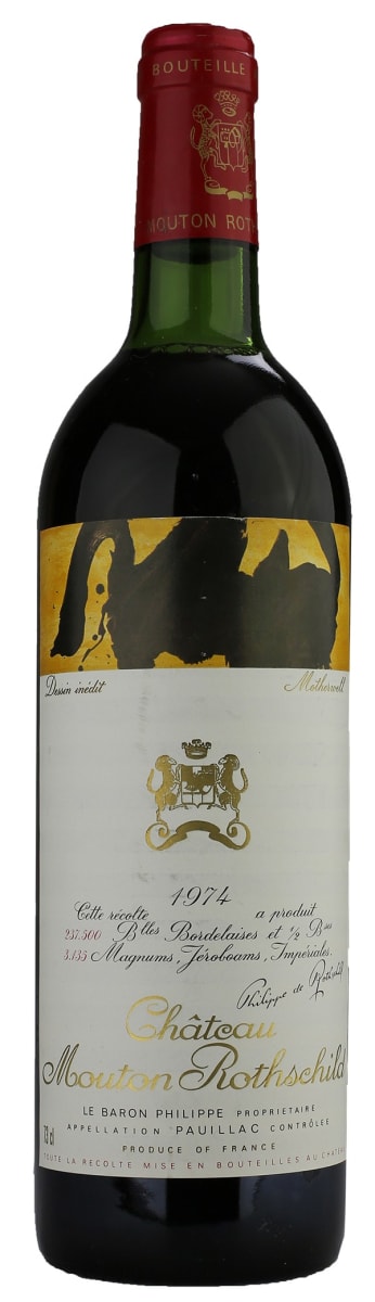 【全品送料無料】 Rothschild Mouton Chateau 1974 Wine.com | ワイン