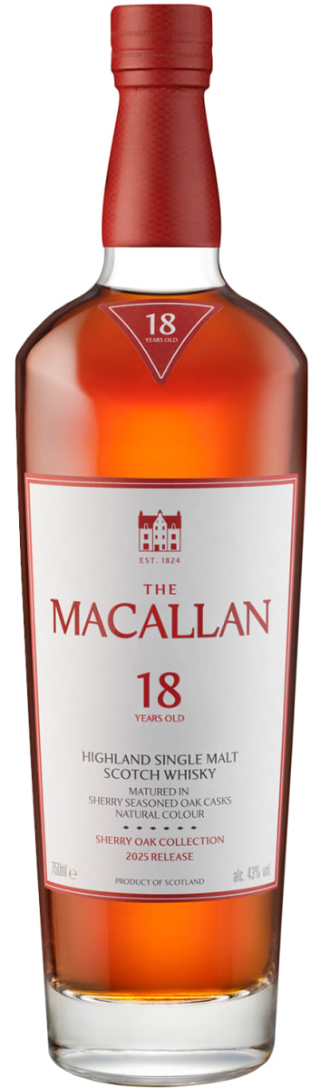 The Macallan 18 Year Sherry Oak Single Malt Scotch Whisky