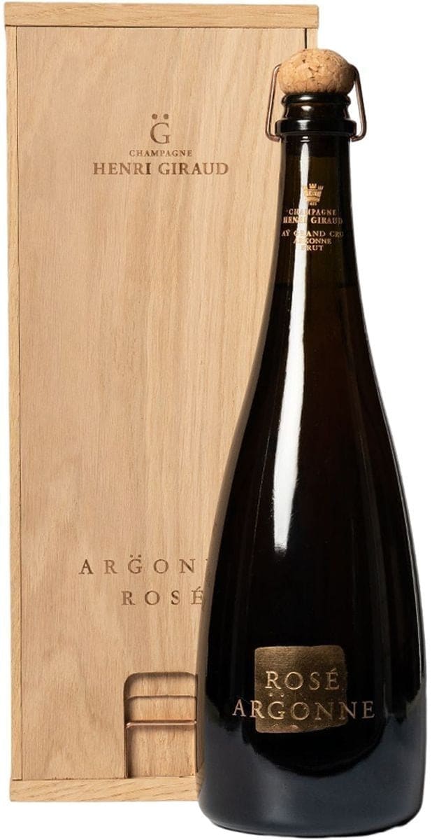 Champagne Henri Giraud Argonne Rose Brut with Wooden Gift Champagne Henri Giraud Argonne Rose Brut with Wooden Gift