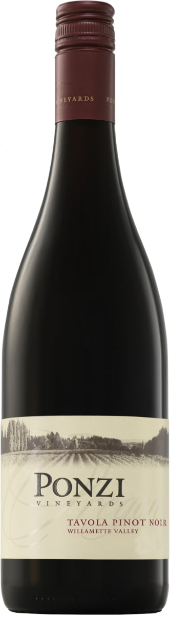 Ponzi Tavola Pinot Noir 2019  Front Bottle Shot