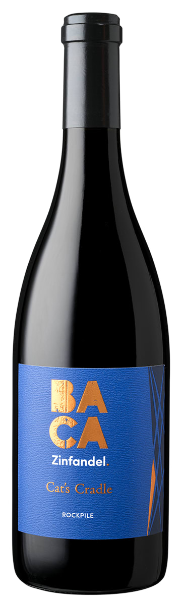 BACA Cat's Cradle Zinfandel 2021 Front Bottle Shot
