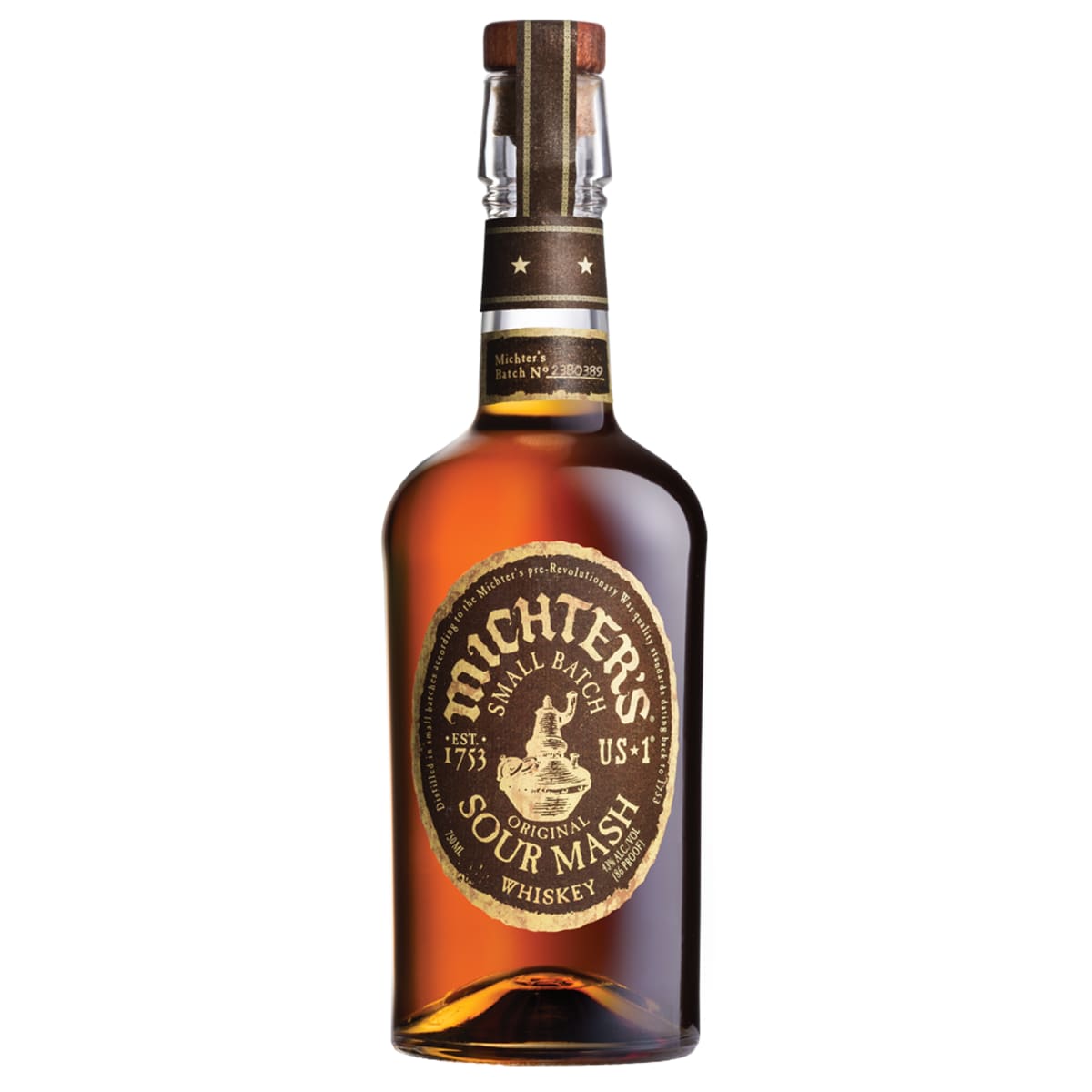 Michter's US1 Sour Mash Whiskey Front Bottle Shot