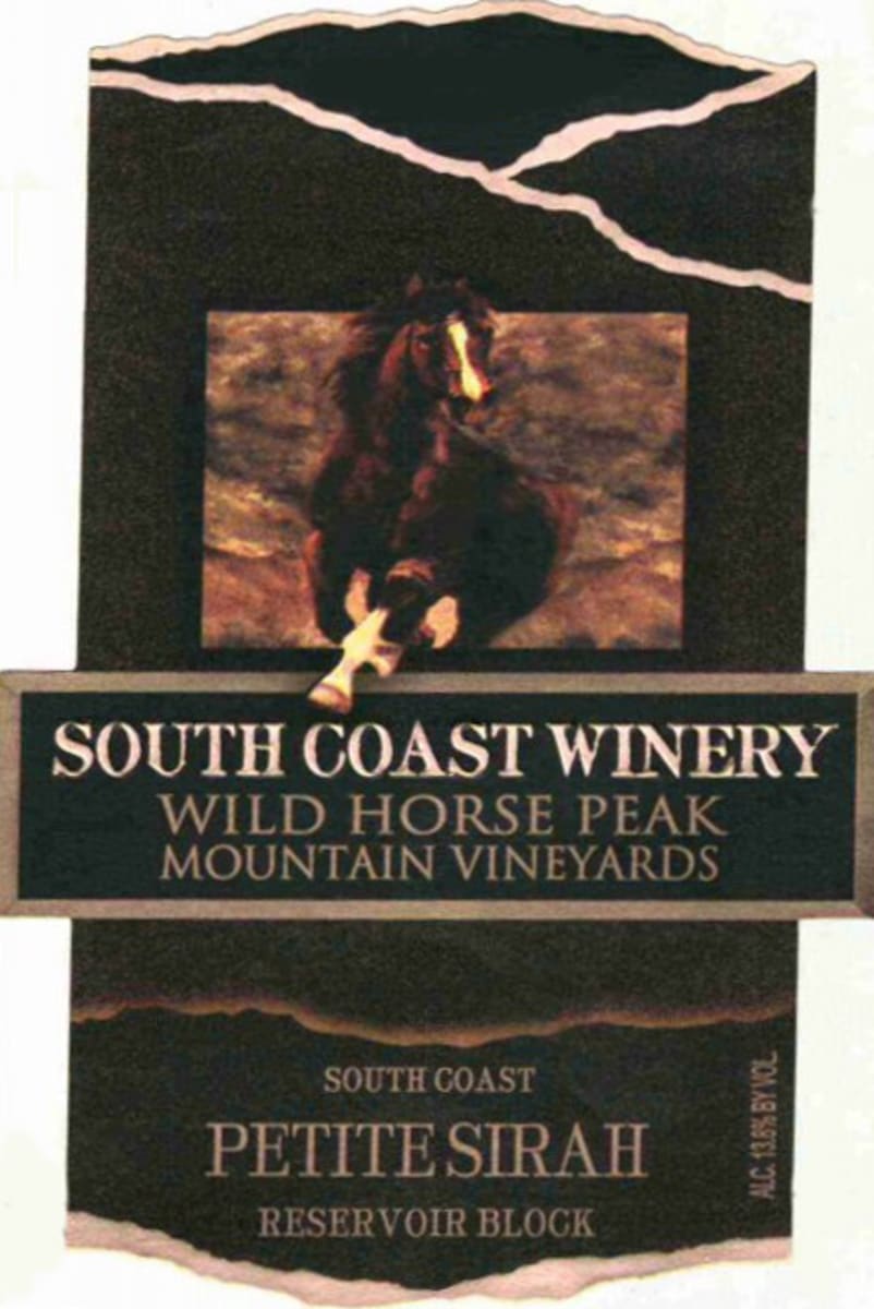 South Coast Winery Wild Horse Peak Reservoir Block Petite Sirah