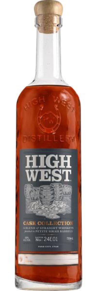 High West Distillery Cask Collection Petite Sirah Barrel Finish Whiskey Front Bottle Shot