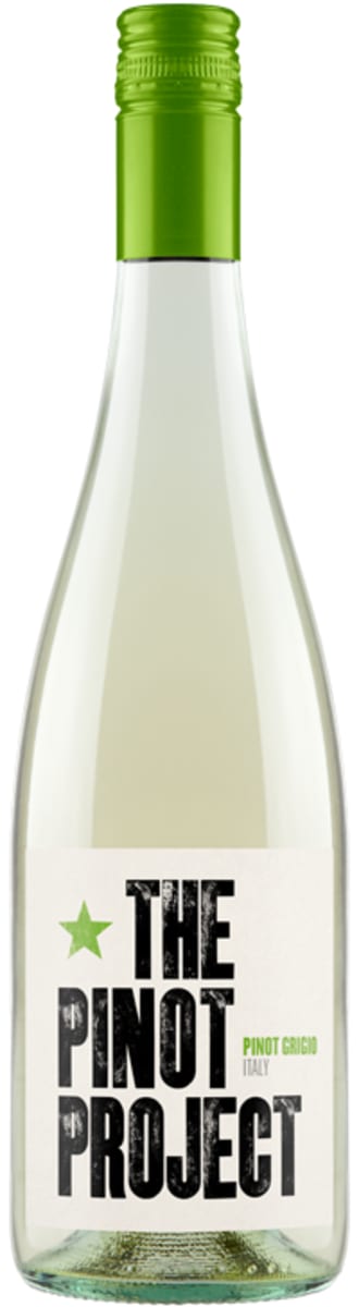 The Pinot Project Pinot Grigio 2023  Front Bottle Shot