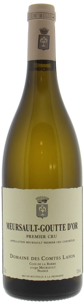 Domaine des Comtes Lafon Meursault Goutte d'Or Premier Cru 2020 Front Bottle Shot