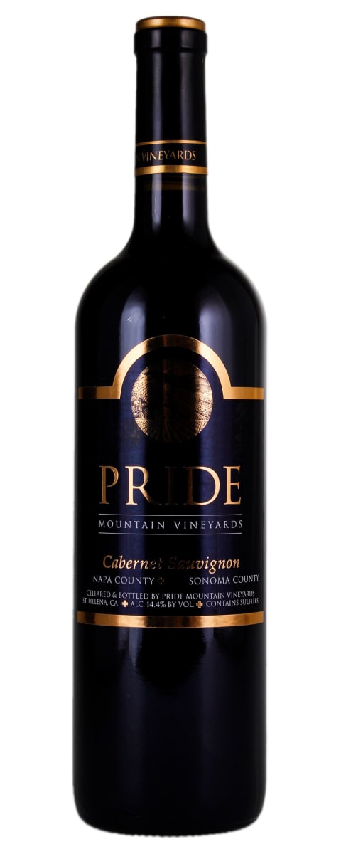 Pride Mountain Vineyards Cabernet Sauvignon 2021 Front Bottle Shot