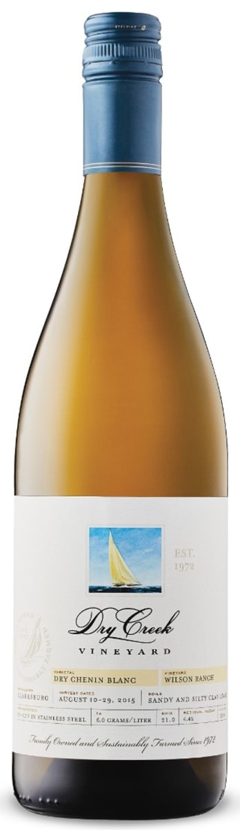 Dry Creek Vineyard Dry Chenin Blanc 2017 Front Bottle Shot
