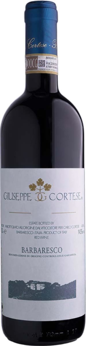 Giuseppe Cortese Barbaresco 2020 Front Bottle Shot