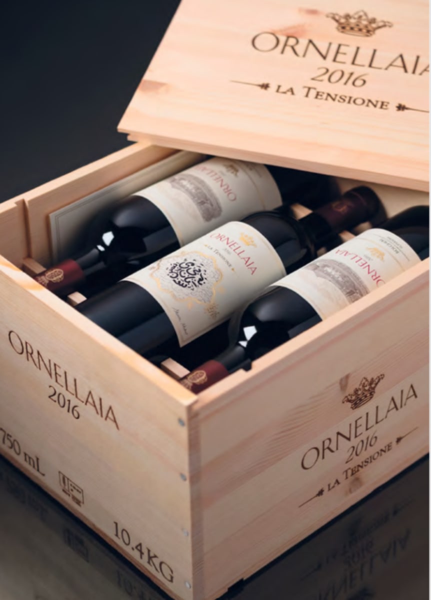Ornellaia 6-Pack 2016 Wood Case (OWC) | Wine.com
