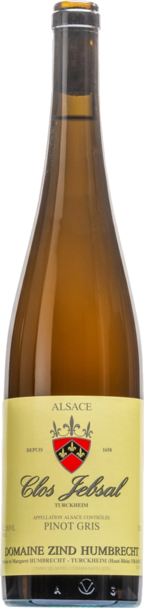 Zind-Humbrecht Clos Jebsal Pinot Gris 2021 Front Bottle Shot