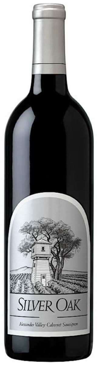 Silver Oak Alexander Valley Cabernet Sauvignon 2002 Front Bottle Shot