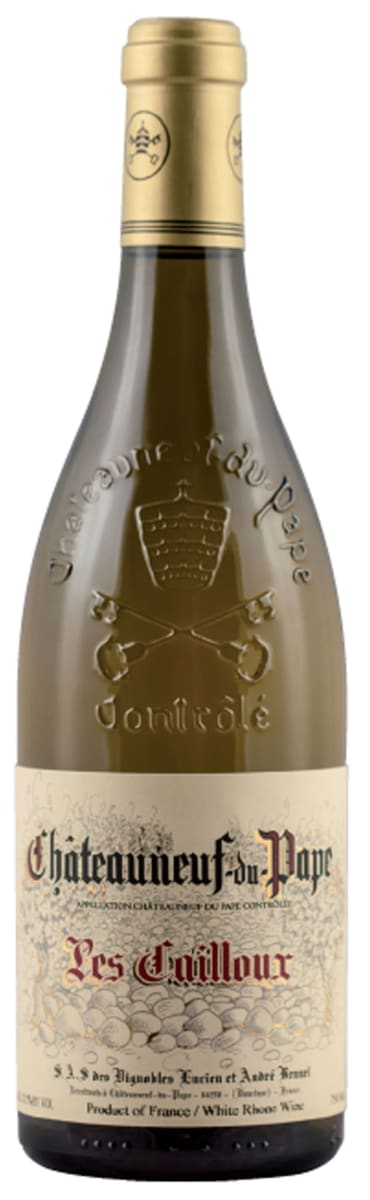 Andre Brunel Chateauneuf-du-Pape Les Cailloux Blanc 2022  Front Bottle Shot