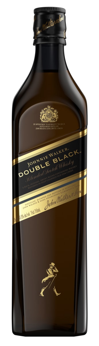 Johnnie Walker Double Black Blended Scotch Whisky Front Bottle Shot