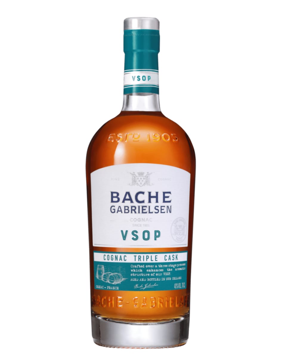 Bache Gabrielsen VSOP Triple Cask Cognac (700ML) Front Bottle Shot