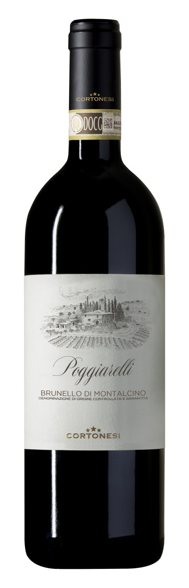 Cortonesi Poggiarelli Brunello di Montalcino 2018 Front Bottle Shot