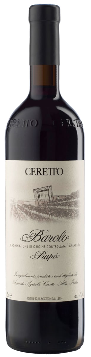 Ceretto Barolo Prapo 2014 Front Bottle Shot