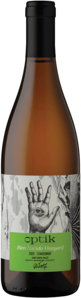 Optik Bien Nacido Chardonnay 2021 Front Bottle Shot